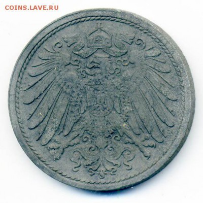 Германия 10 пфеннигов 1919 - Германия_1919-10пфеннигов_А