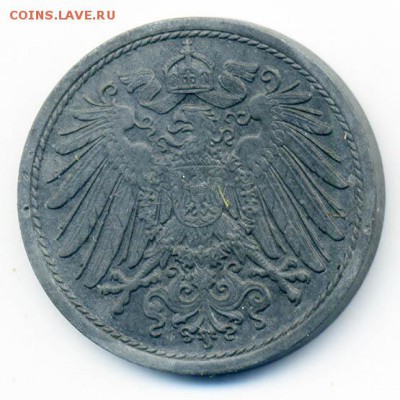 Германия 10 пфеннигов 1921 - Германия_1921-10пфеннигов_А