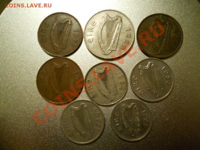 Ирландия, 8 разных монет - ирландия 2.JPG