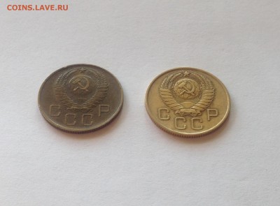 3 копейки 1957г. - 2шт(шт.1А,шт.1Б) , до 10.10.18г. - 357-7