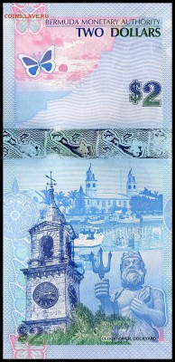 Бермуды 2 доллара  2009 г. UNC.  до 09.10. в 22:00 мск. - Бермуда__2