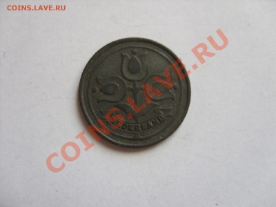 10 центов.Цинк.Окупация Нидерландов.До 19.05.2011 в 23:59МСК - 10 центов Нидерланды 1942 - 2.JPG