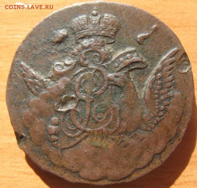 Копейка 1756 года.(облачник). - AB22B951-02BC-4DE9-9F0B-843720FDE0FE