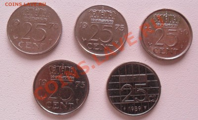 Нидерланды, 5 монет по 25 центов, до 21.05. 21-00 - SAM_0955.JPG