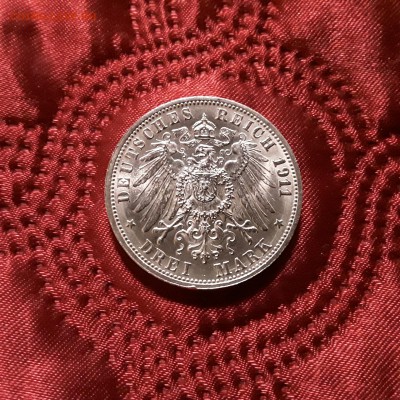 Германия. Вюртемберг. 3 марки 1911 г. До 09.10.18. С 200 руб - 20181006_115245