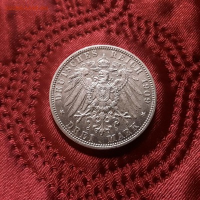 Германия. Гамбург. 3 марки 1909 г. До 09.10.18. С 200 руб! - 20181006_120135