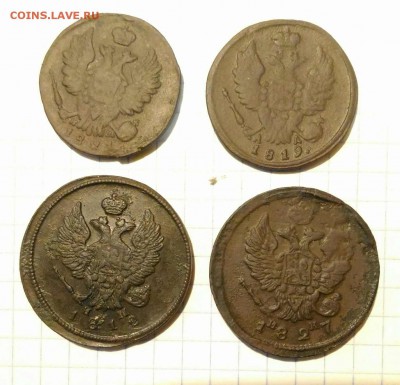 1 копейка 1819-21г 2 копейки 1812-27г до 12.10.18г в 22 00 - 1538821315498822