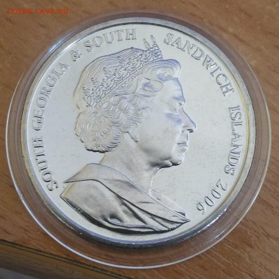 Южная Георгия 2 фунта 2006 Морской слон, Шайба - Южная Георгия 2006 2 фунта морской слон аверс