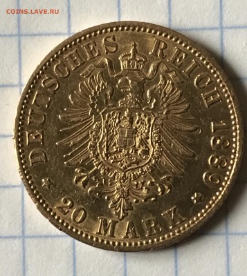20 марок 1889 года - 59070F0D-E4F2-4957-917D-08B7E6D9B259