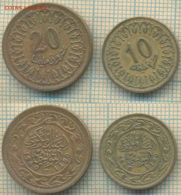 Тунис 10,20 миллимов 1960  г., до 10.10.2018 г. 22.00 по Мос - Тунис 10 20 миллимов 1960  4057