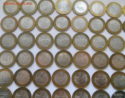 10 рублей биметалл и 2 рубля всего 69 монет - 3