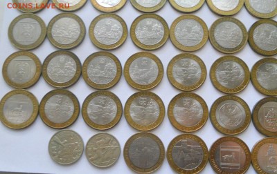 10 рублей биметалл и 2 рубля всего 69 монет - 4