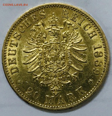 20 марок 1889 года - A2328BBB-095A-4959-A2A5-B4A3D887A6CB