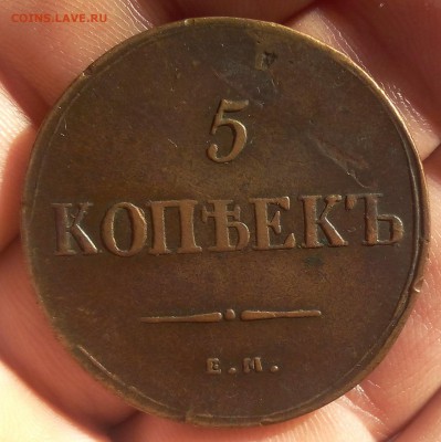 5 КОПЕЕК 1835г ЕМ ФХ кабинетный рельефный до 09.10.18 - IMG_20100207_160809.JPG