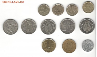 Монеты Испании. ФИКС цены. - Испания 2