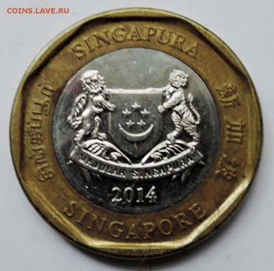 СИНГАПУР - 1 доллар 2014 г. до  14.10 в 22.00 - DSCN2583.JPG