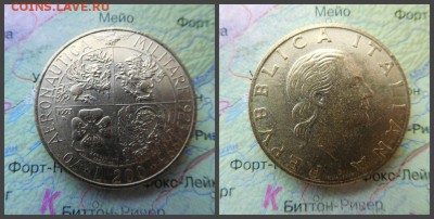 Италия 200 лир, 1993 70 лет военной авиации - 10