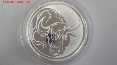 3р 2008г Бык -пруф серебро Ag925, до 16.10 - Z Бык-1