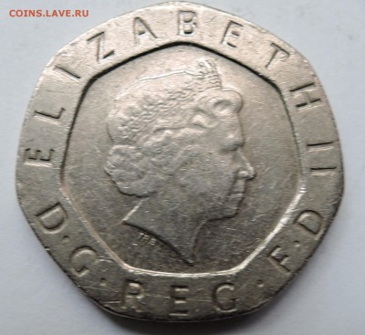 ВЕЛИКОБРИТАНИЯ - 20 пенсов 2001 г. до 16.10 в 22.00 - DSCN2623.JPG