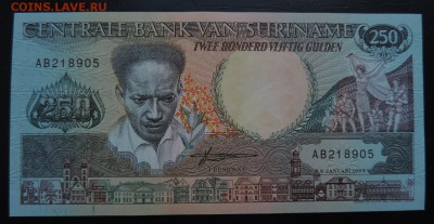 СУРИНАМ 250 гульденов 1988г., ДО 15.10. - 250 гульденов 1988г. А..JPG