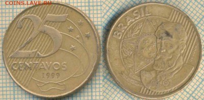 Бразилия 25 сентаво 1999 г. , до 16.10.2018 г. 22.00 по Моск - Бразилия 25 сентаво 1999  1431