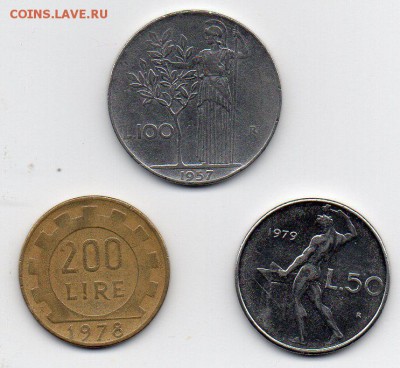 3 монеты Италии. До 15.10 в 22.00 МСК - 8