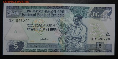 ЭФИОПИЯ 5 бирр 2017г., ДО 16.10. - 5 бирр 2017г., А..JPG
