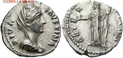 Денарий Faustina I - Z6248