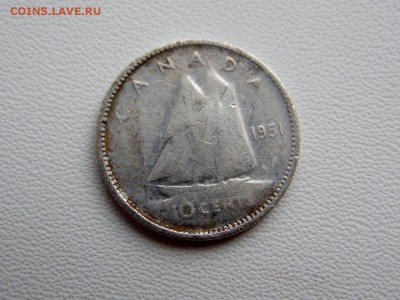 Канада 10 центов 1951, Серебро 0.800 - DSCN7312 (1280x960)