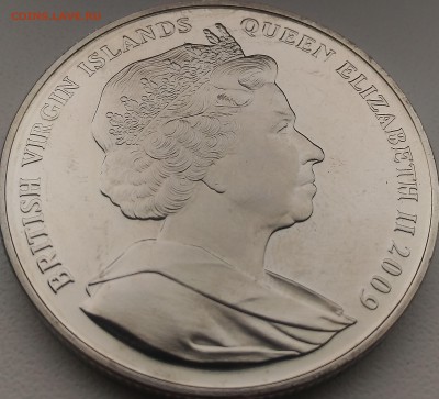 Британские Виргинские о-ва 1 доллар морская авиация 2009 - Британские Виргинские о-ва столетие морской авиации 2009 аверс