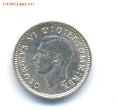 Ag. Британия 3 пенса 1938.  XF. до 18.10 22:00 - 9