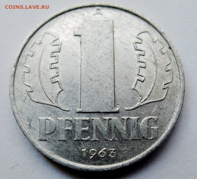 ГЕРМАНИЯ - 1 пфенниг 1963 г. до 19.10 в 22:00 - DSCN2693.JPG