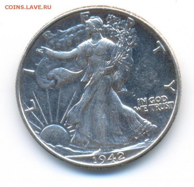 2 доллара 1942. шагающая свобода. XF. до 18.10 22: - 2