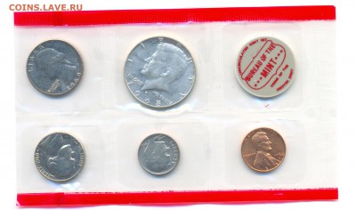Ag. США набор 1968 в блистере. Денвер. UNC. До 18.10 22:00 - 15