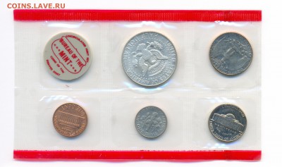 Ag. США набор 1968 в блистере. Денвер. UNC. До 18.10 22:00 - 15