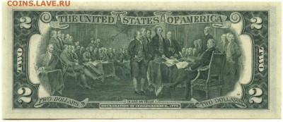 2 доллара 1976 г., -F-, США, пресс, до 22:00 15.10.18 г. - 2 доллара 1976 F-2