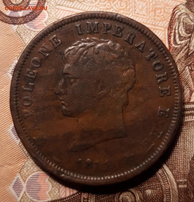 1 Soldo 1811 Италия, Наполеон, до 18.10 - soldo 1811-2