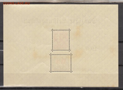 Данциг 1937 блок - 187а