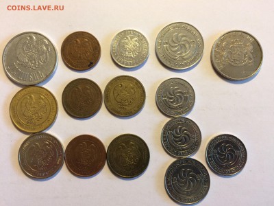 Подборка иностранных монет Югославия,Армения,Грузия и др59шт - image