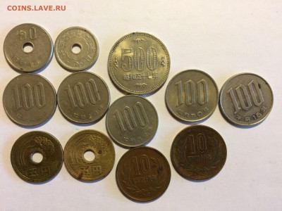 Иностранные монеты Османская имп.,Япония,мадагаскар и др24шт - image