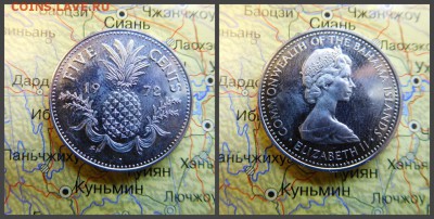 Багамы 5 центов, 1972 - 1