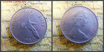 Бермуды 25 центов, 1980 - 4