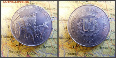 Доминикана 25 сентаво, 1989 - 14
