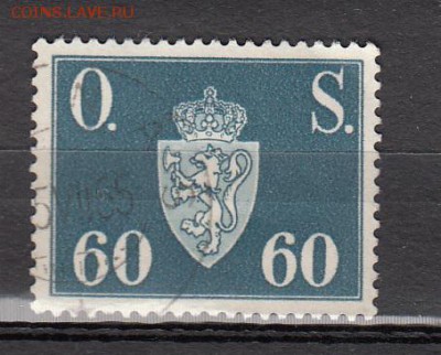 Норвегия 1951 1м 60о - 109
