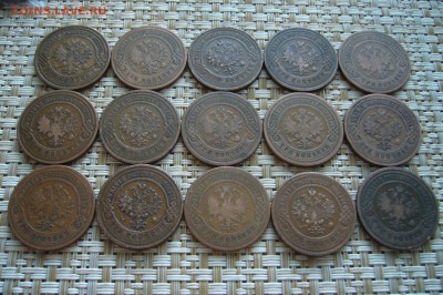 Ассорти меди 3 копейки - 1876- 1915 - 19-10-18 - 23-10 мск - P1950552.JPG