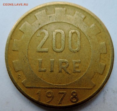 ИТАЛИЯ - 200 ЛИР 1978 года до 23.10 в 22.00 - DSCN2737.JPG