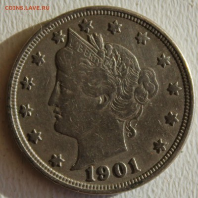 С РУБ.USA V cents 1901г.  до 23.10 в 22-00 - IMG_4730.JPG