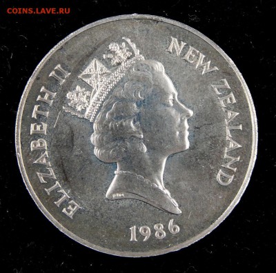 Крона Шайба Новая Зеландия 1$ доллар 1986 Королевский визит - s-l1600 %286%29
