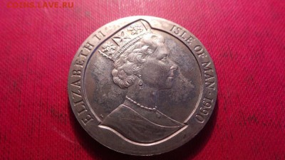 Крона Шайба Остров Мэн 1 крона 1990 "Черный пенни" - krona_shajba_ostrov_men_1_krona_1990_150_let_pervoj_pochtovoj_marke_chernyj_penni (1)
