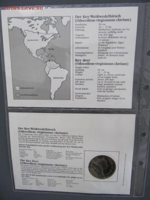 КПД Крона Шайба Острова Кука 5$ долларов 1991 Лань Олень - kpd_krona_shajba_ostrova_kuka_5_dollarov_1991_lan_olen_vymirajushchie_vidy_fauna_zhivotnye_buklet (3)
